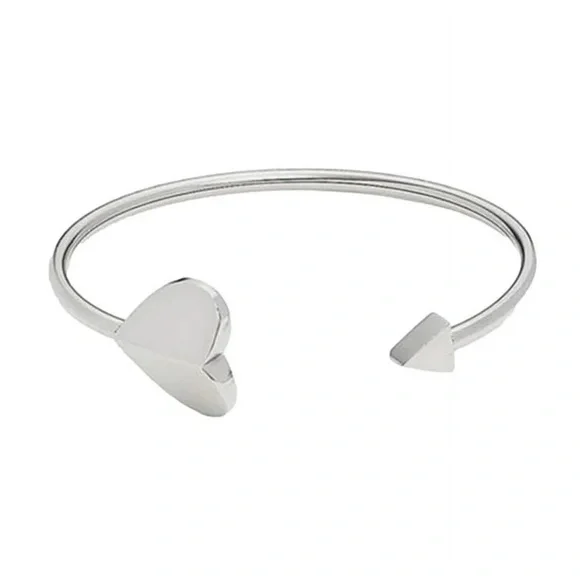 Kate Spade Silver Heritage Heart Cuff - Picture 3 of 7